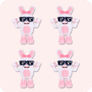 Boppin Bunny Plush 4PCS